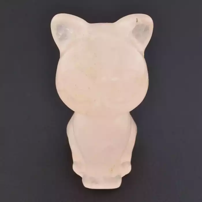 🏷️️ Мінерал Рожевий кварц Котик 60х30мм. ss_106367