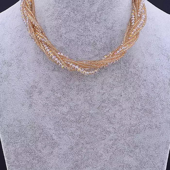 🏷️️ Намисто магніт Чеський кришталь 41 см ss_106575