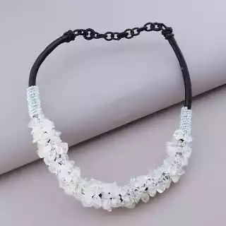 Намисто Гірський кришталь 49 см.