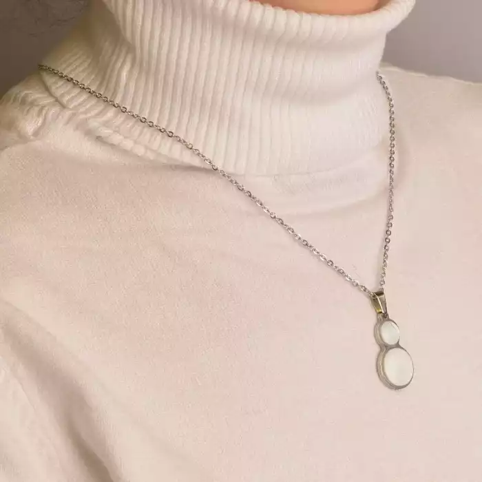 🏷️️ Підвіска Stainless Steel Перламутр 45 см ss_61888