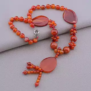 Намисто Сердолік 57 см