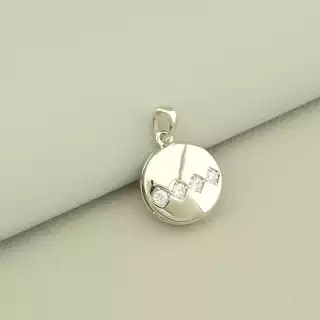 Кулон Xuping Фіаніт (родій)