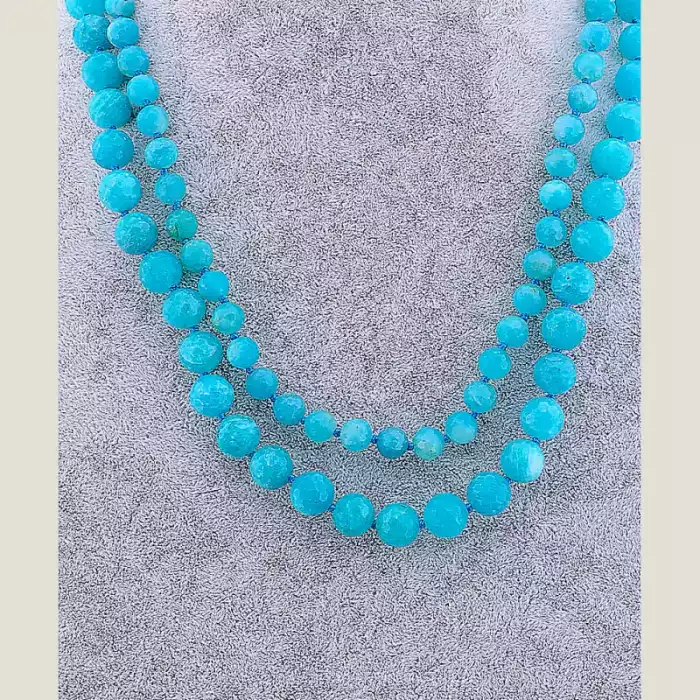 🏷️️ Намисто Амазонит 53 см ss_63914