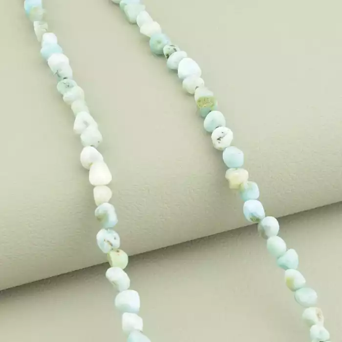 🏷️️ Підвіска Ларімар срібло (925 проба) 42 см. ss_101343