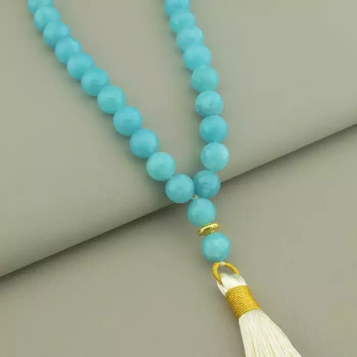 🏷️️ Чотки з натурального каменю Кварц ss_101543