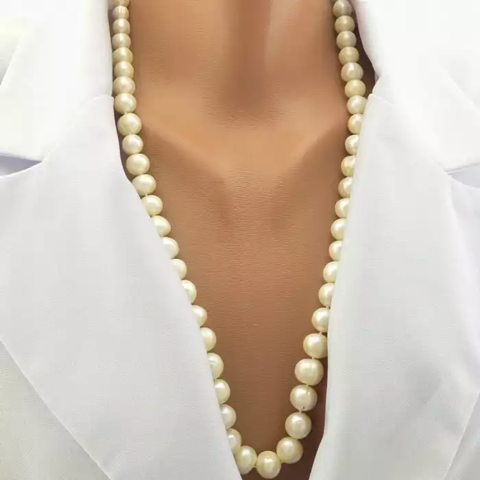 🏷️️ Намисто з перлин (cрібло 925 проба) 66 см. ss_102143