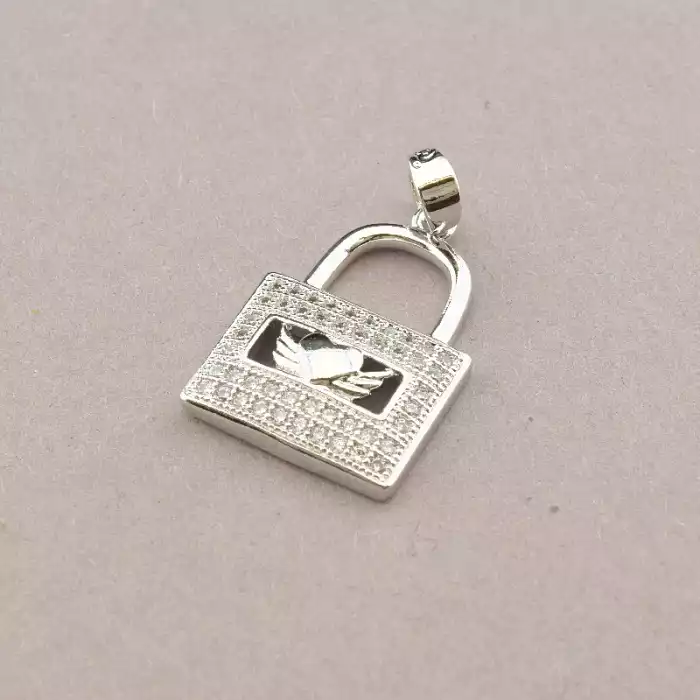 🏷️️ Сережки + Кулон XUPING Фіаніт (родій) ss_86985