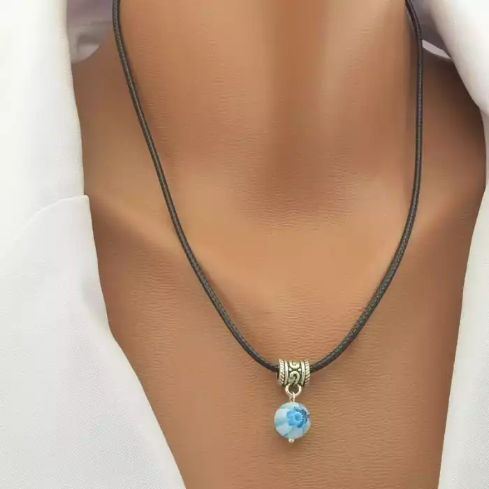 🏷️️ Підвіска Лемпворк (скло) 43 см. ss_102343