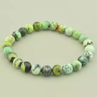 Браслет резинка Туркіз 19 см.