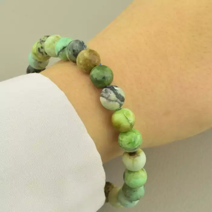 🏷️️ Браслет резинка Туркіз 19 см. ss_102443