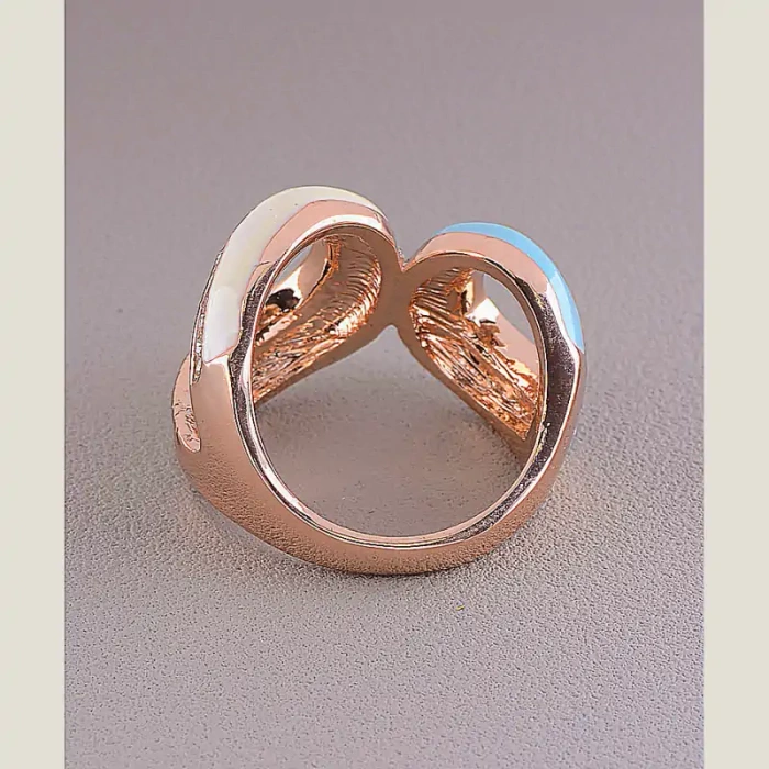 🏷️️ Каблучка емаль Сrystal Fashion (позолота 18к) ss_45097