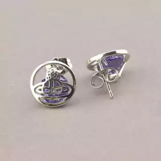 Сережки пусети Xuping Фіаніт (родій)