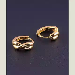 Сережки кільця Xuping (позолота 18к)