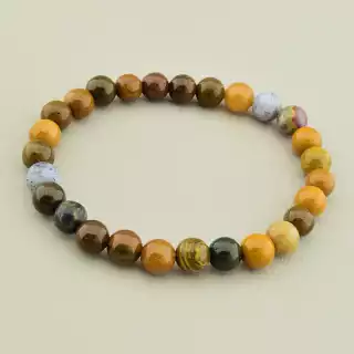 Браслет на резинці Яшма 16 см