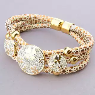 Браслет з магнітною застібкою Сrystal 17 см