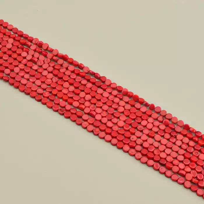 🏷️️ Намистини Корал 40 см (без застібки) F-106265