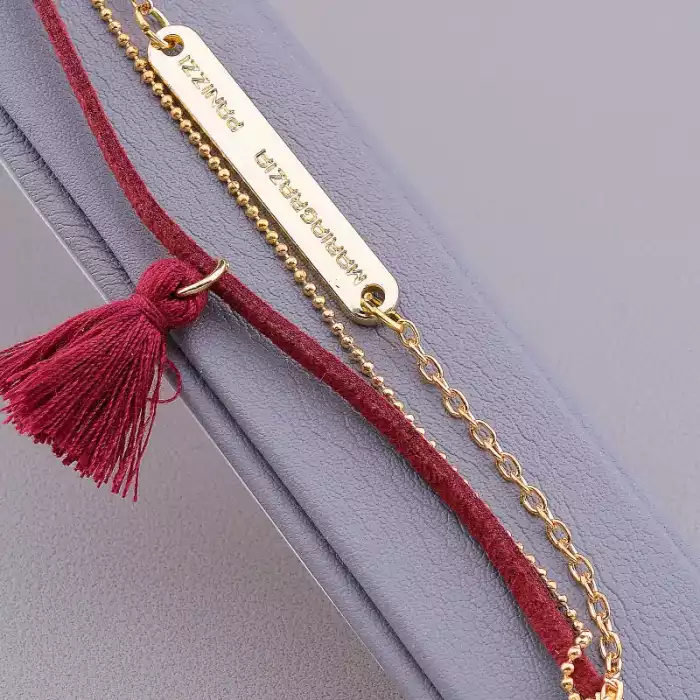 🏷️️ Браслет з карабіном Fashion 16 см ss_81802