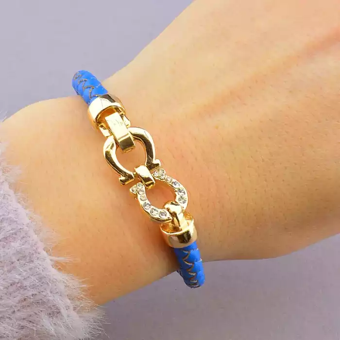 🏷️️ Браслет Сrystal 17 см шкіра ss_13393