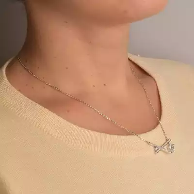 🏷️️ Підвіска Saiya Фіаніт 43 см (родій) F-83086