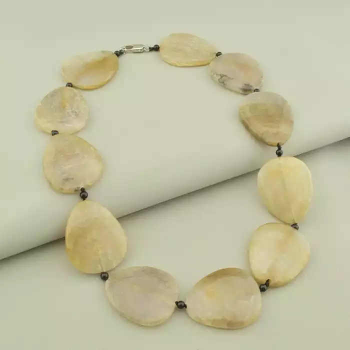 🏷️️ Намисто Агат 49 см ss_84001