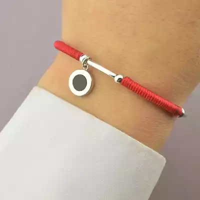 🏷️️ Браслет без застібки Saiya емаль 17 см (родій) F-84218