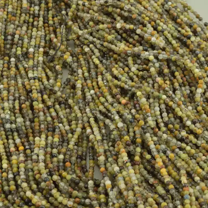 🏷️️ Намистини Яшма 37 см. 2 мм. (натуральне каміння, без застібки) ss_100939