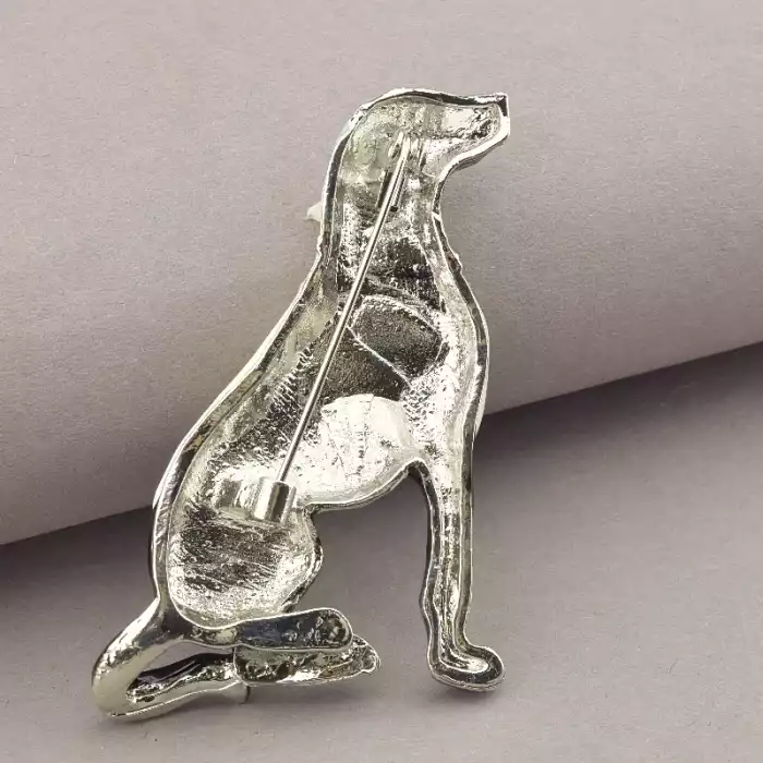 🏷️️ Брошка пес емаль 65x30 мм ss_76244