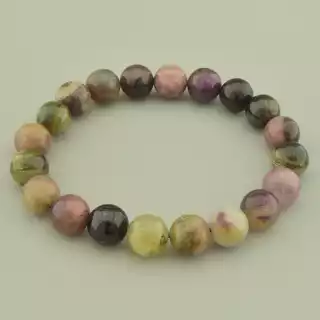 Браслет резинка Турмалін 18 см.