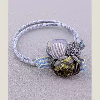 Резинка для волосся Flora Secret тканина