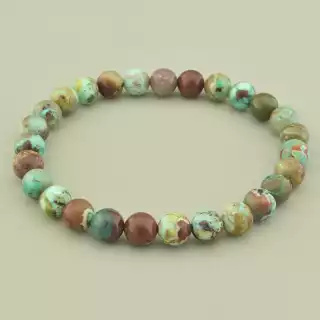 Браслет резинка Туркіз 20 см.