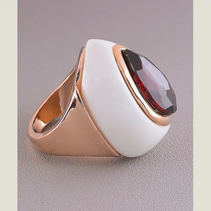 🏷️️ Перстень емаль Сrystal Fashion (позолота 18к) ss_43008