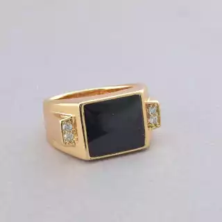 Перстень Xuping Фіаніт (позолота 18к)