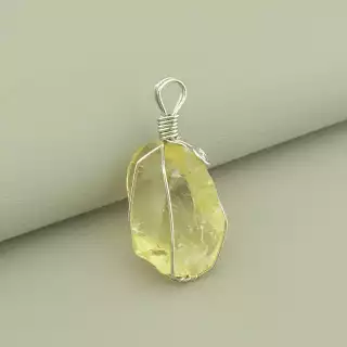 Кулон Кварц у дроті 45х20мм.