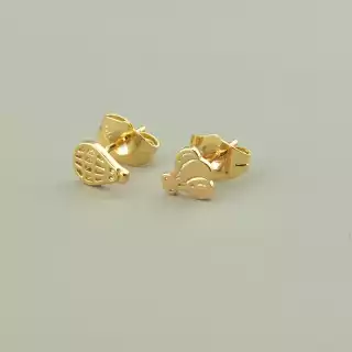 Сережки пусети Xuping (позолота 18к)