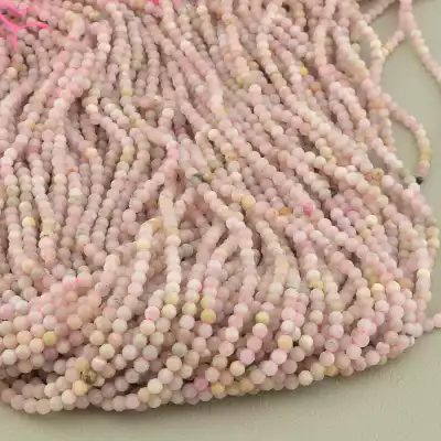 🏷️️ Намистини Самоцвіти 38 см. 3,2мм. на нитці (натуральне каміння, без застібки) F-104131