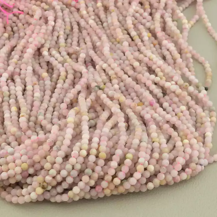 🏷️️ Намистини Самоцвіти 38 см. 3,2мм. на нитці (натуральне каміння, без застібки) ss_104131