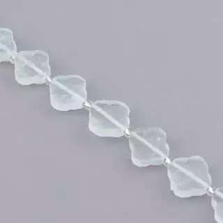 Намистини Гірський кришталь 40 см. на нитці (натуральне каміння, без застібки)