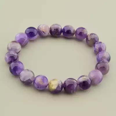 Браслет на резинці Аметист 17 см