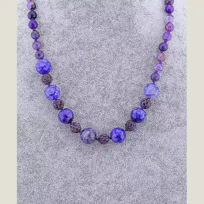 🏷️️ Намисто Агат 58 см F-10884