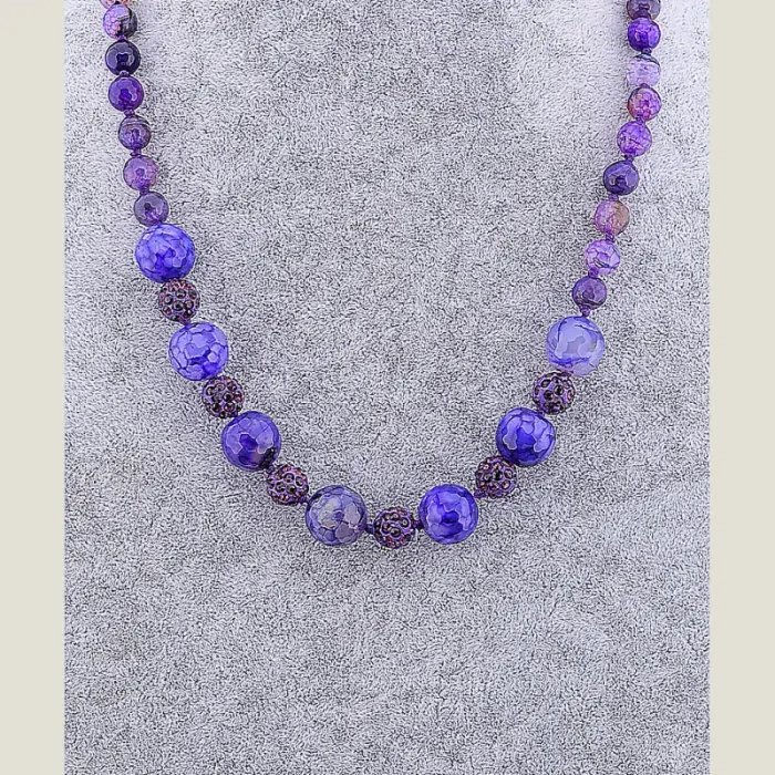 🏷️️ Намисто Агат 58 см ss_10884