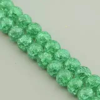 Намистини Кварц (імітація) 39 см 10 мм (без застібки) на нитці