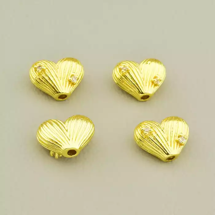 🏷️️ Вставка Фіаніт 12х10мм. (позолота 18к лимонна) F-106266