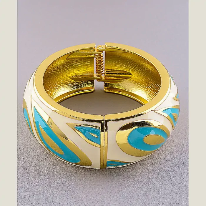 🏷️️ Браслет емаль 18 см (позолота 18к) ss_12529