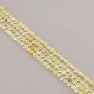 Намистини Волосатик 39 см на нитці (натуральне каміння, без застібки) грановані