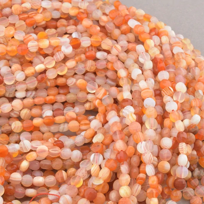 🏷️️ Нитка Сердолік 39 см (без замка) ss_83087