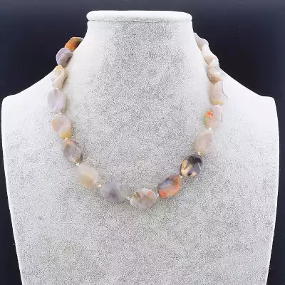 🏷️️ Намисто Яшма 47 см F-77767