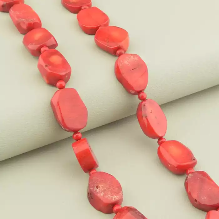 🏷️️ Намисто з коралів 43 см. ss_102865