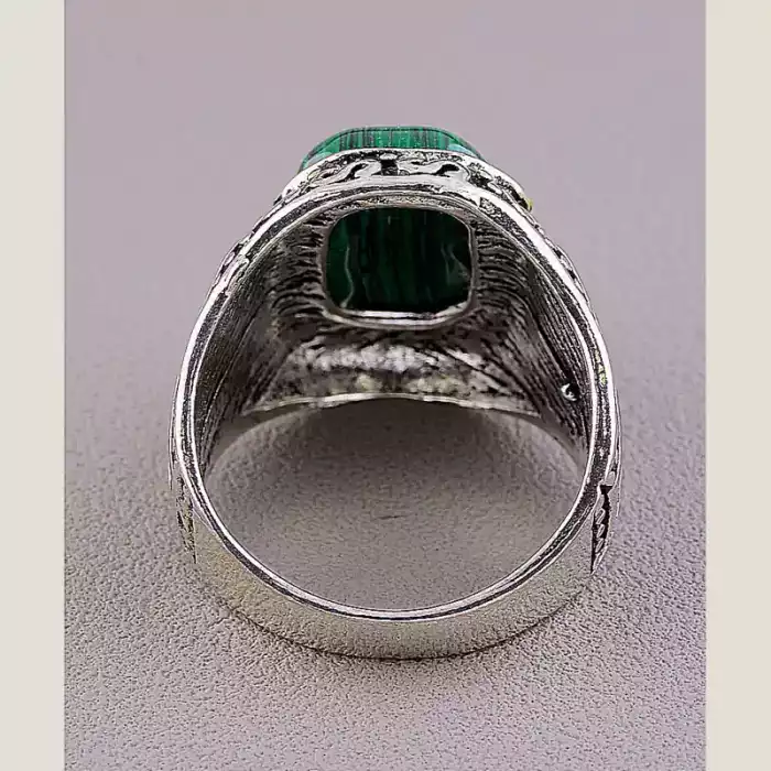 🏷️️ Перстень Малахіт (біжутерний сплав) ss_43475