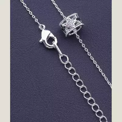 🏷️️ Підвіска Фіаніт 40 см (срібло) F-67976