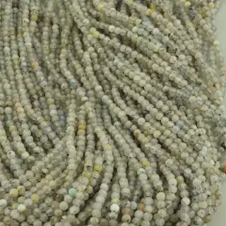 Намистини Лабрадор 38 см. 2,8мм. на нитці (натуральне каміння, без застібки)